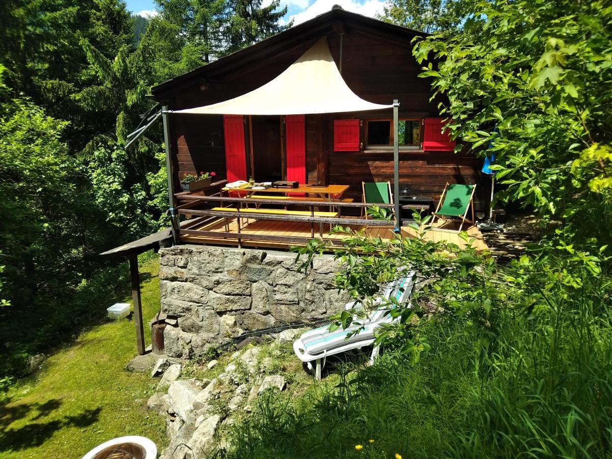 Petit Chalet Rustique Et Bucolique Bovernier Экстерьер фото