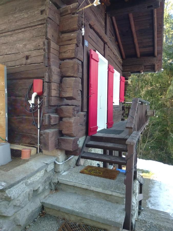 Petit Chalet Rustique Et Bucolique Bovernier Экстерьер фото