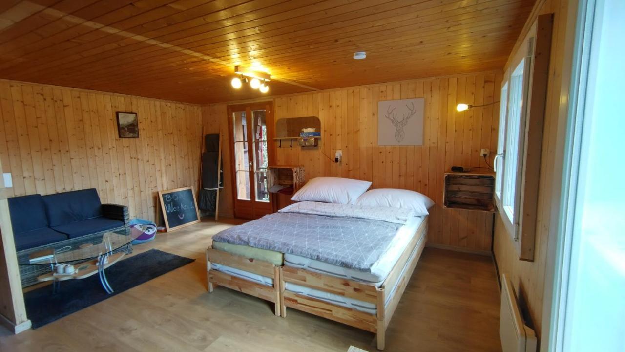 Petit Chalet Rustique Et Bucolique Bovernier Экстерьер фото